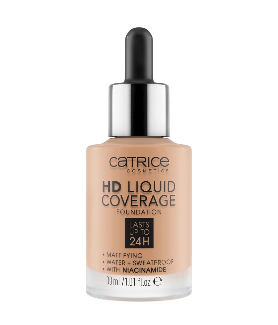 

Жидкая основа CATRICE HD Liquid Coverage, Nr. 040 - Warm Beige, 30 ml