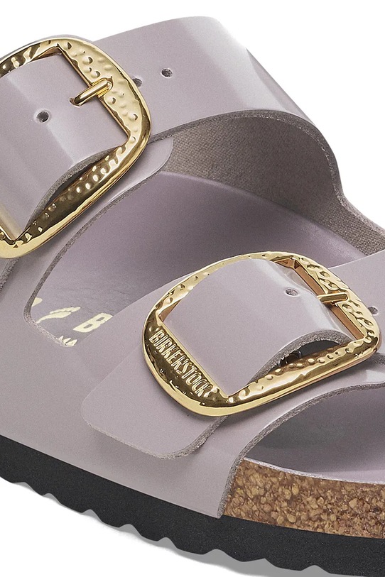 Кожаные шлепанцы Arizona с ремешком и пряжкой Birkenstock, фиолетовый — фото 3