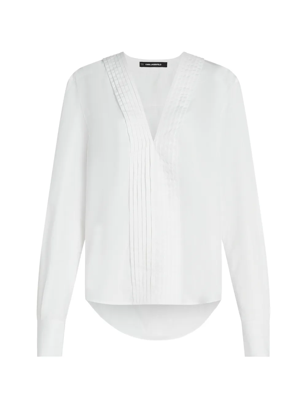 

Блузка с V-образным вырезом Karl Lagerfeld, белый