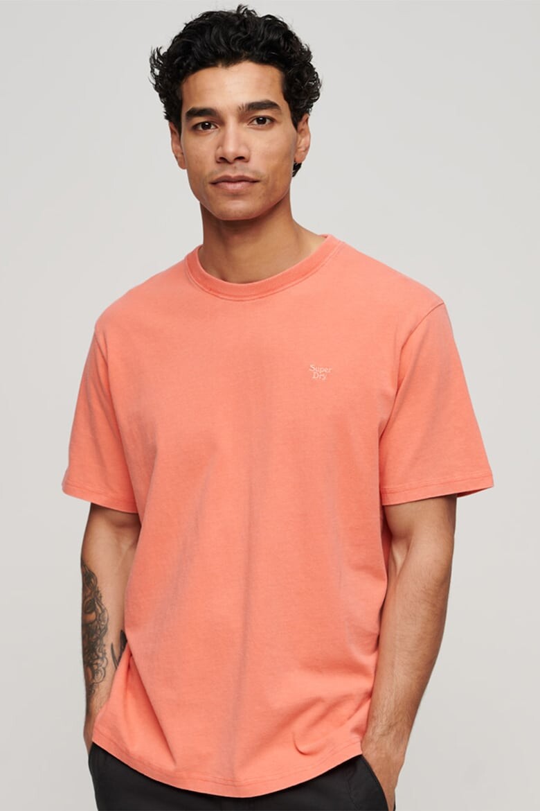 

Футболка Vintage Mark с овальным вырезом Superdry, оранжевый