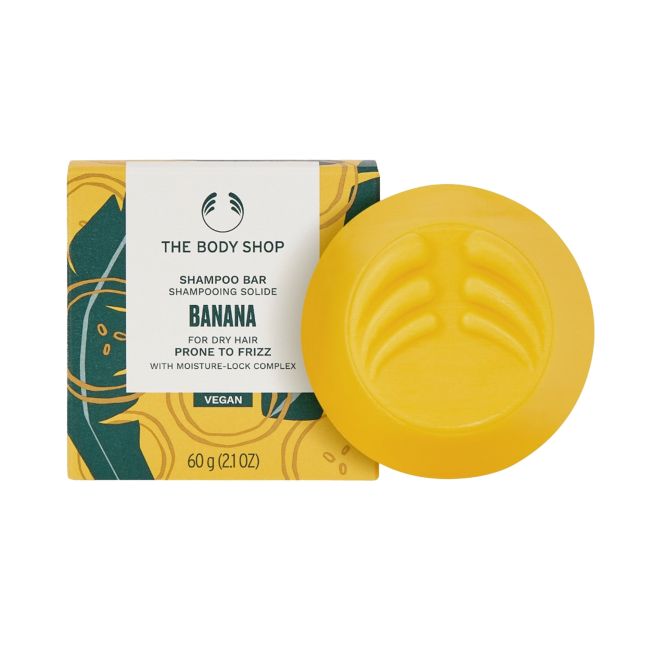 

Твердый шампунь для волос «Банан» The Body Shop, 60 гр