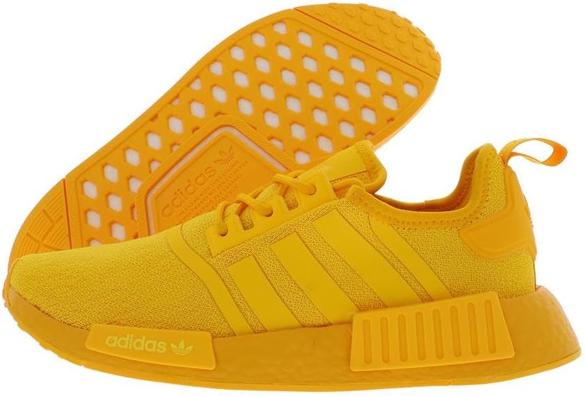 Кроссовки adidas NMDr1 для мужчин, черный/желтый/золотой — фото 4