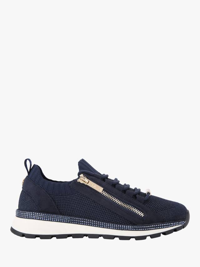 Pace Zip Knit Trainers Carvela, Navy