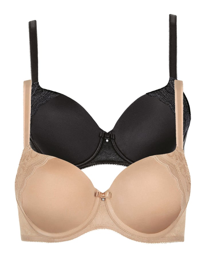 

Бюстгальтер на косточках Lisca, цвет black-sweet almond
