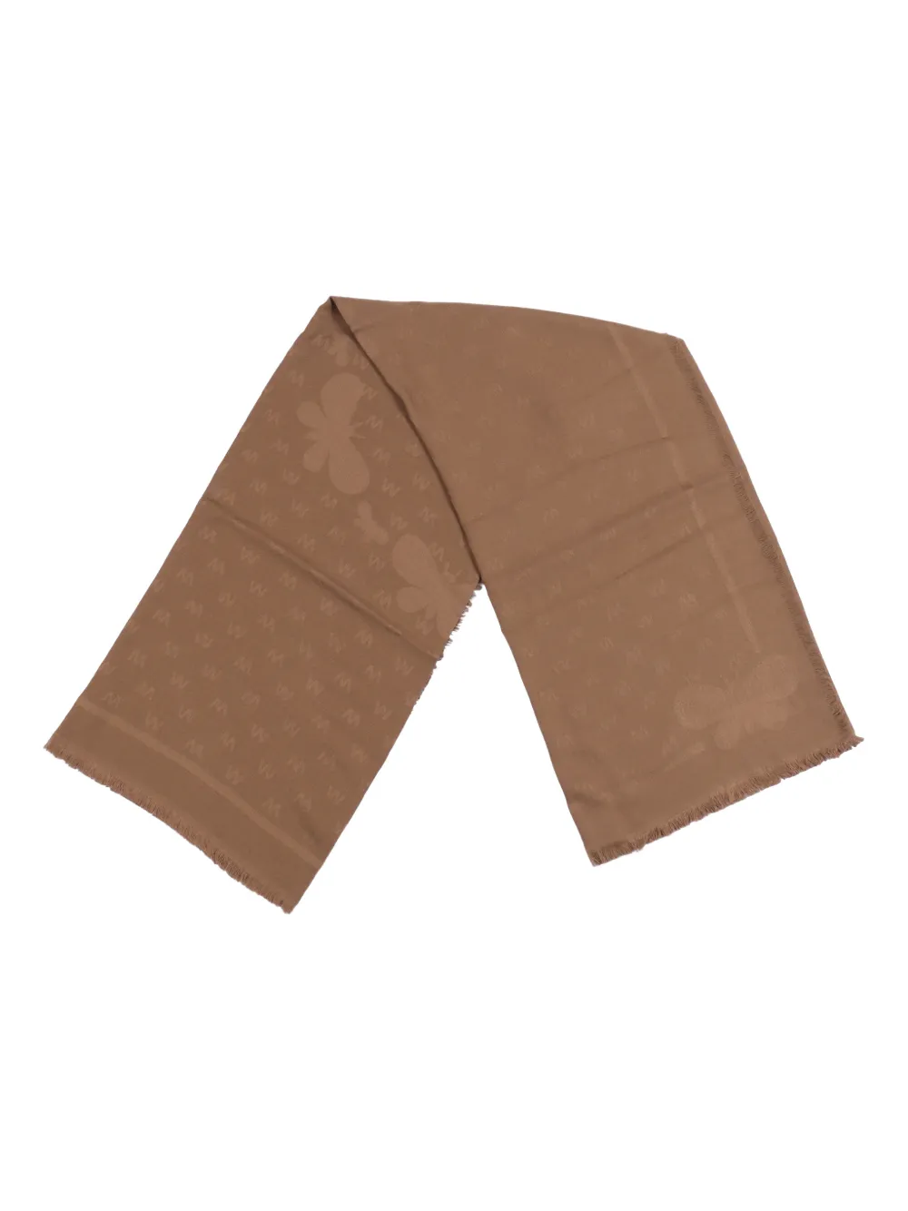 

Шарф с бахромой DIRE Weekend Max Mara, коричневый