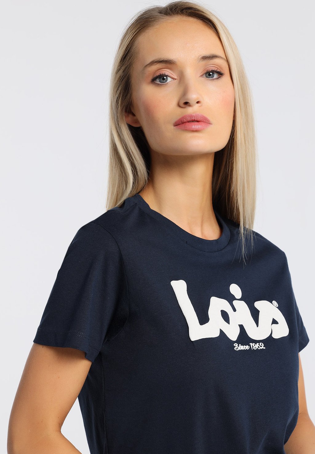 

Футболка с принтом KURZARM LOIS Jeans, синий