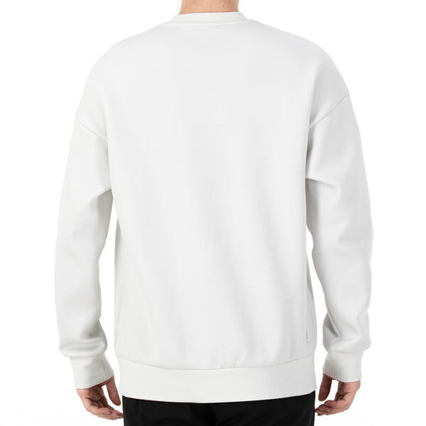 Толстовка Men's adidas St Crewgfx Swt Long Sleeves Round Neck Pullover Gray White, белый — фото 4