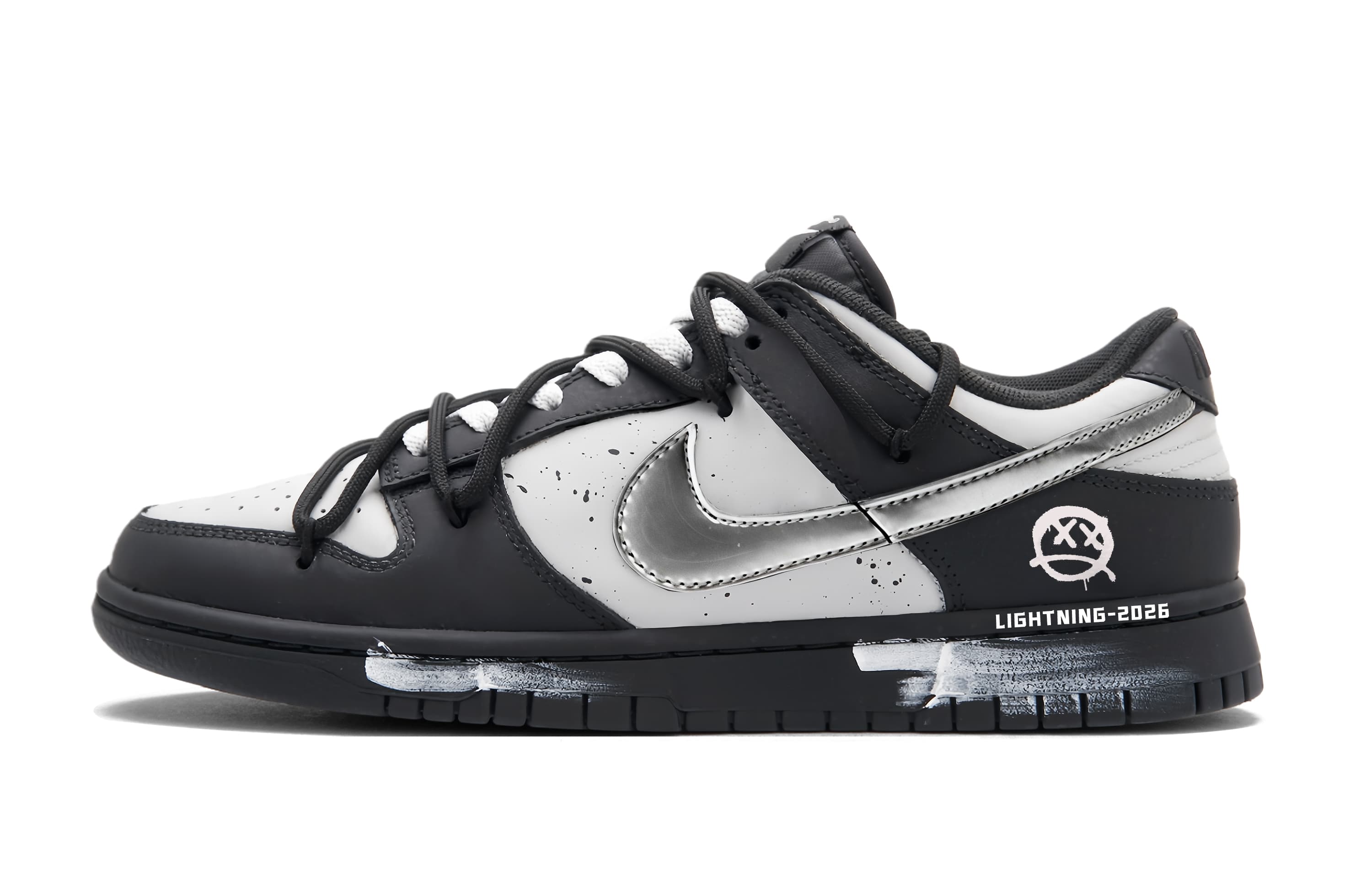 

Dunk Speed Fork 2026 устойчивые к истиранию низкие кроссовки для скейтбординга unisex Nike, черный