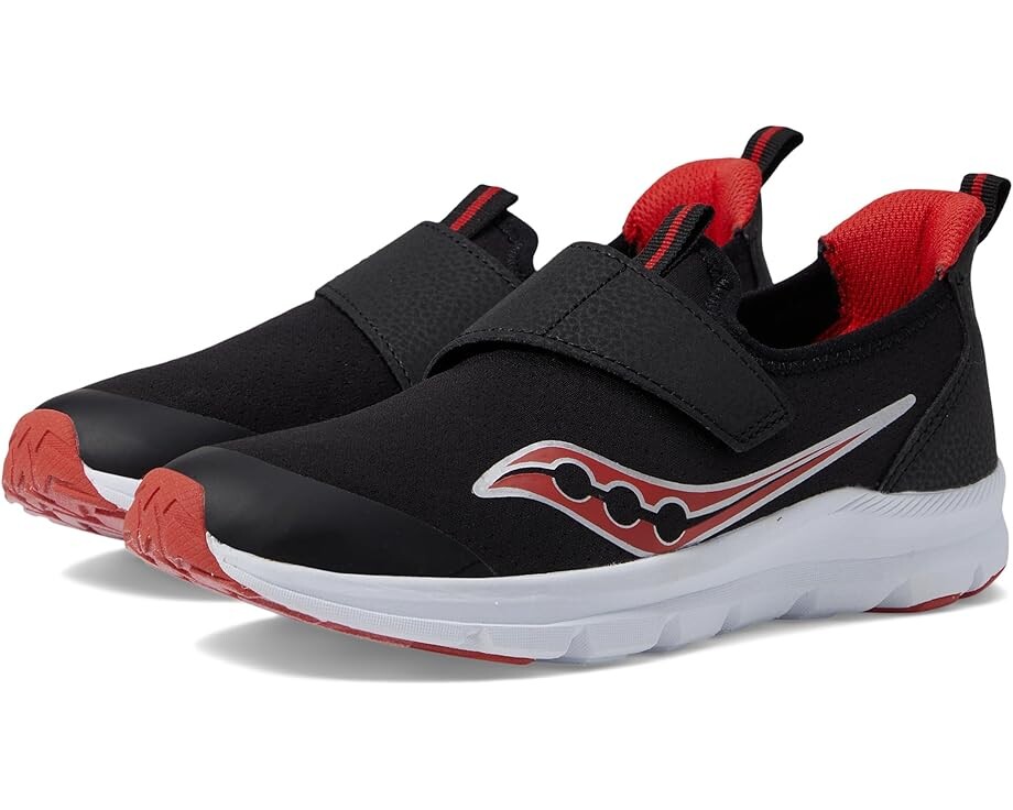 

Кроссовки Saucony Kids Breeze Sport Slip On Sneaker, цвет Black/Red