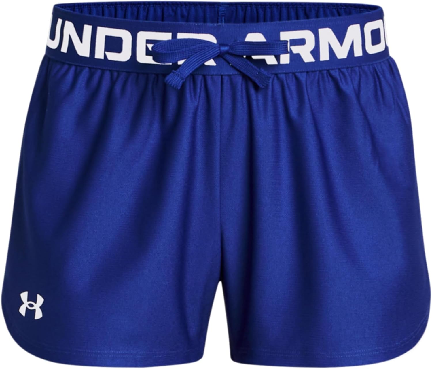 

Шорты Under Armour Girls Play Up Solid Shorts, (401) Royal/White