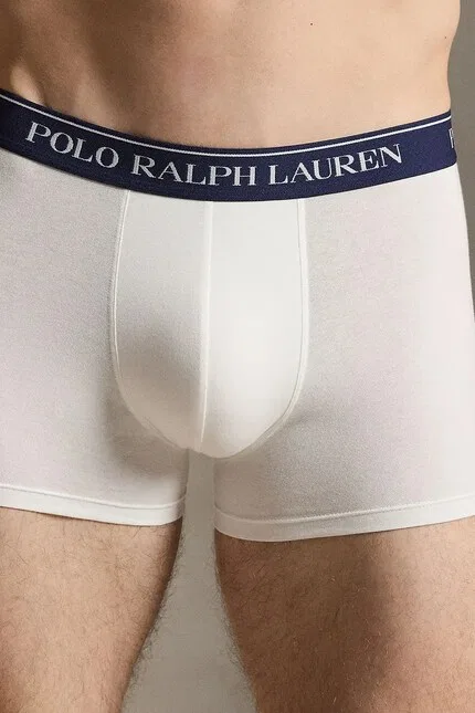 Боксеры из мягкого хлопка 3 шт Polo Ralph Lauren, белый — фото 4