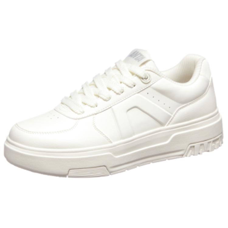 

ANTA Абразивостойкие увеличивающие рост низкие кроссовки Skateboard для мужчин, цвет Ivory White