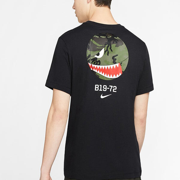 Футболка athleisure casual sports pocket short sleeve black Nike, черный — фото 4
