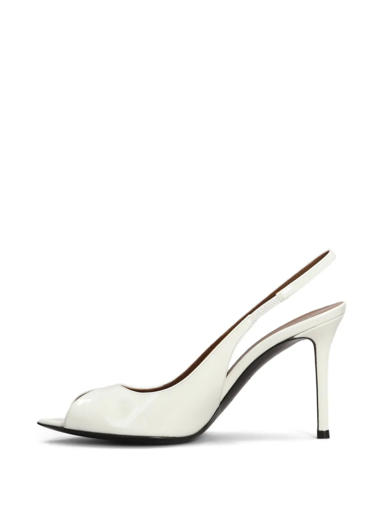 Туфли Intriigo с открытой пяткой 100 м Giuseppe Zanotti, белый — фото 4