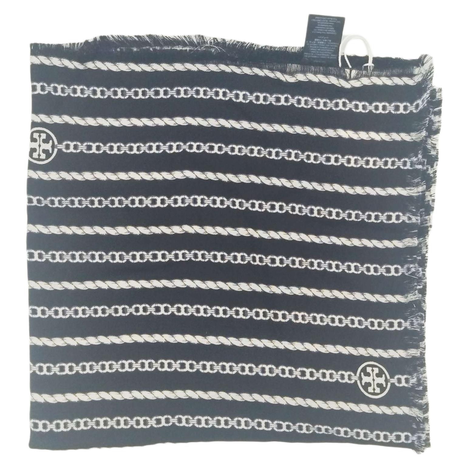 

TORY BURCH Вязаный шарф женский черный, Black