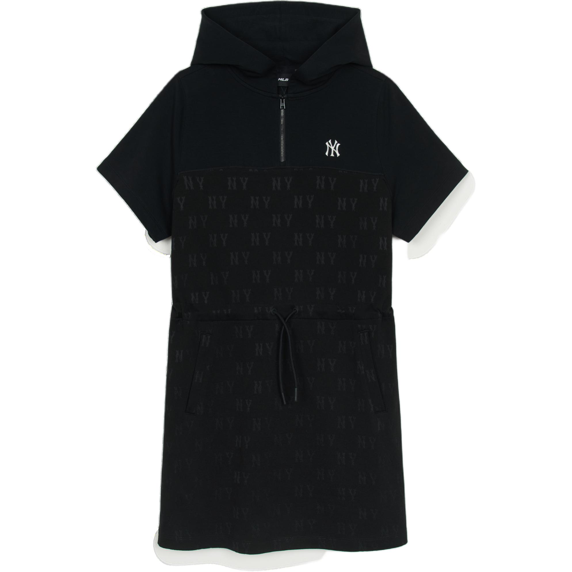 

MLB Женское черное платье с коротким рукавом