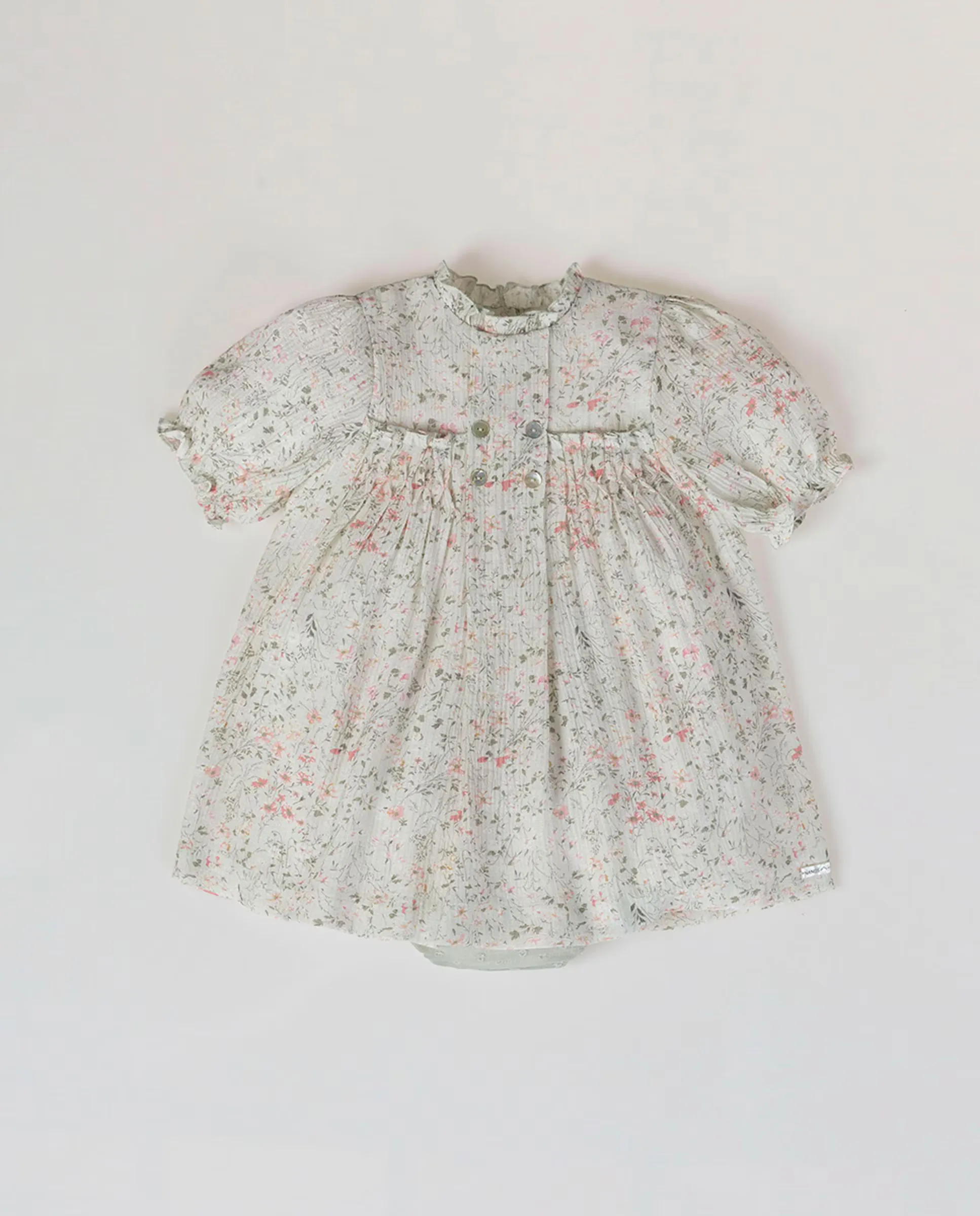 

Платье Mini con Braguita de bebé niña NANOS, зеленый
