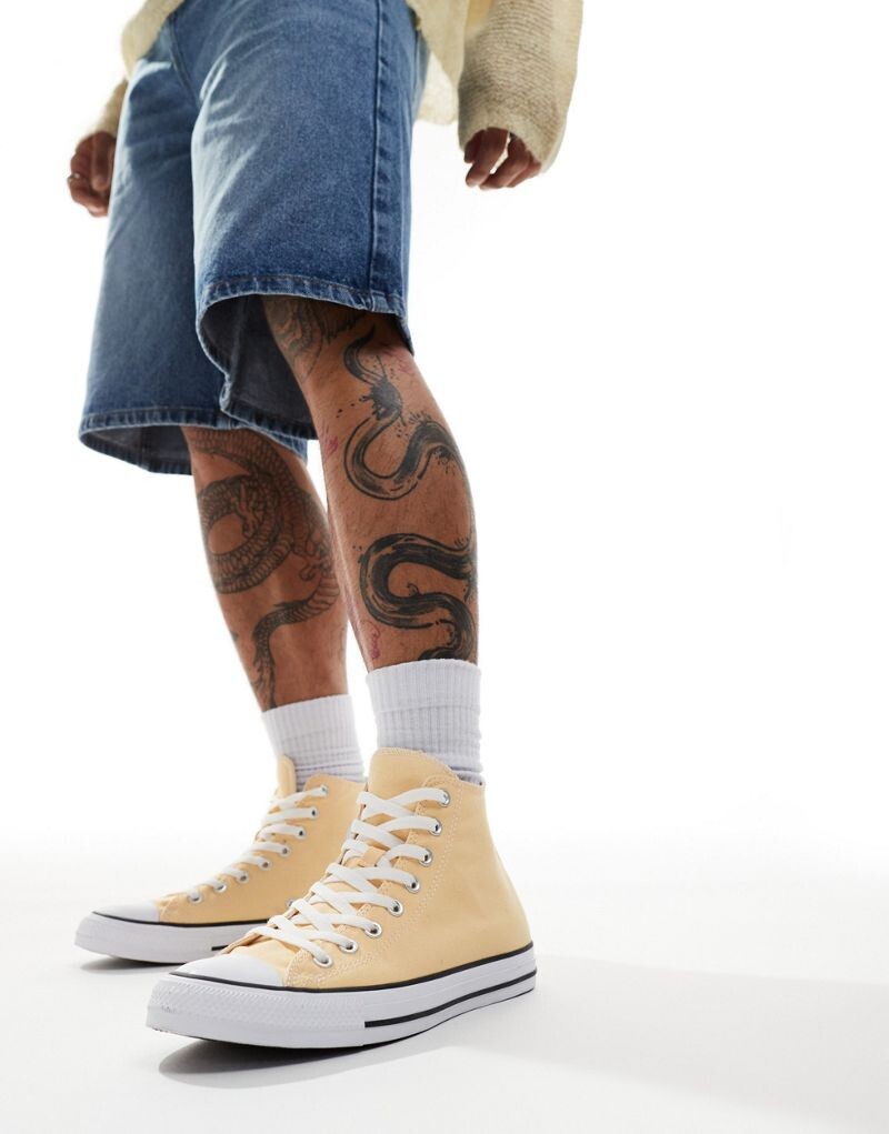 

Желтые кроссовки Converse Chuck Taylor All Star Hi, Желтый, Желтые кроссовки Converse Chuck Taylor All Star Hi