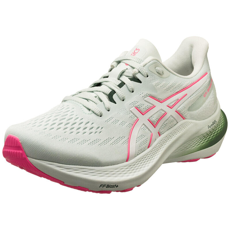 

Кроссовки Asics, цвет hellgrün/grün/rot