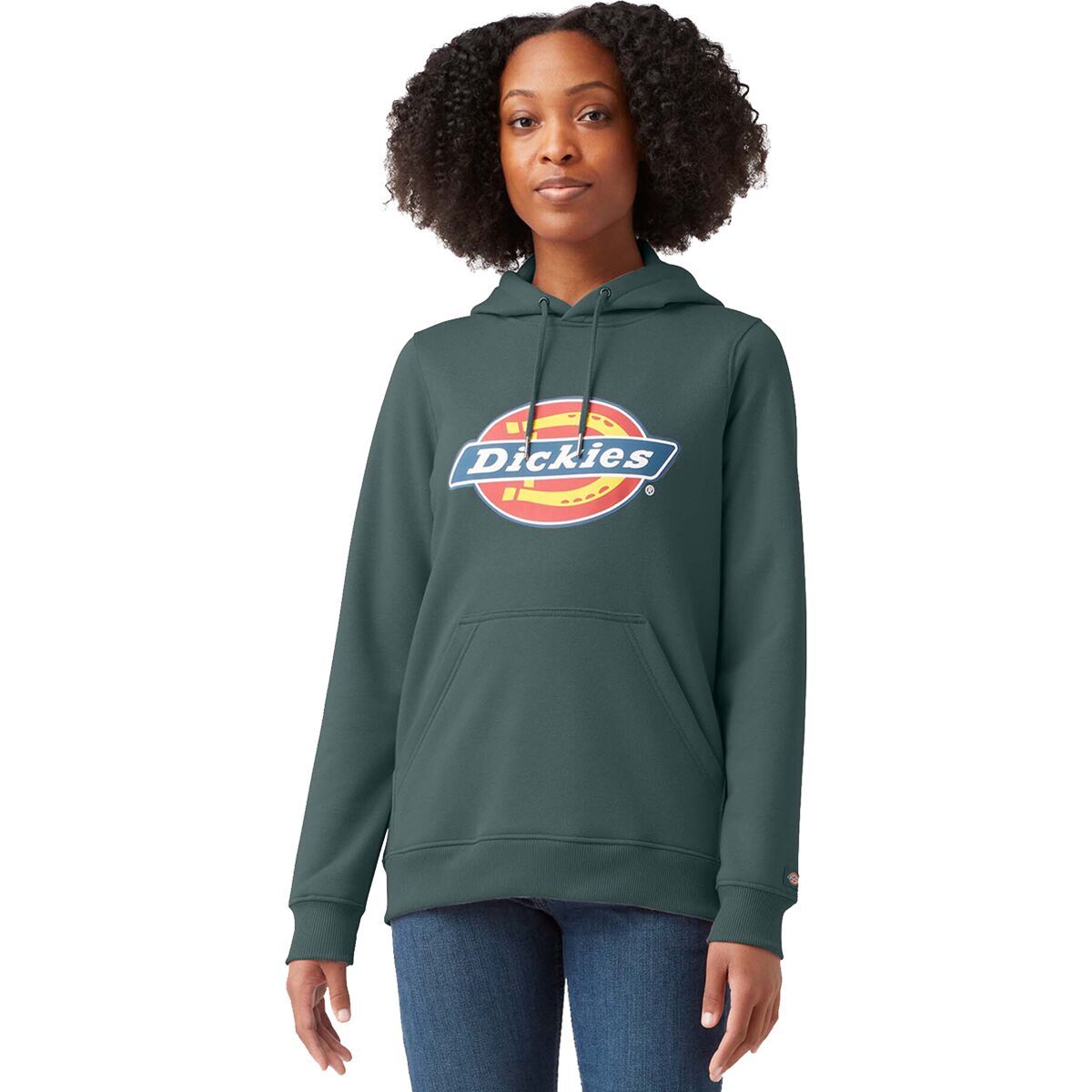 

Толстовка флисовая с логотипом Dickies, цвет lincoln green