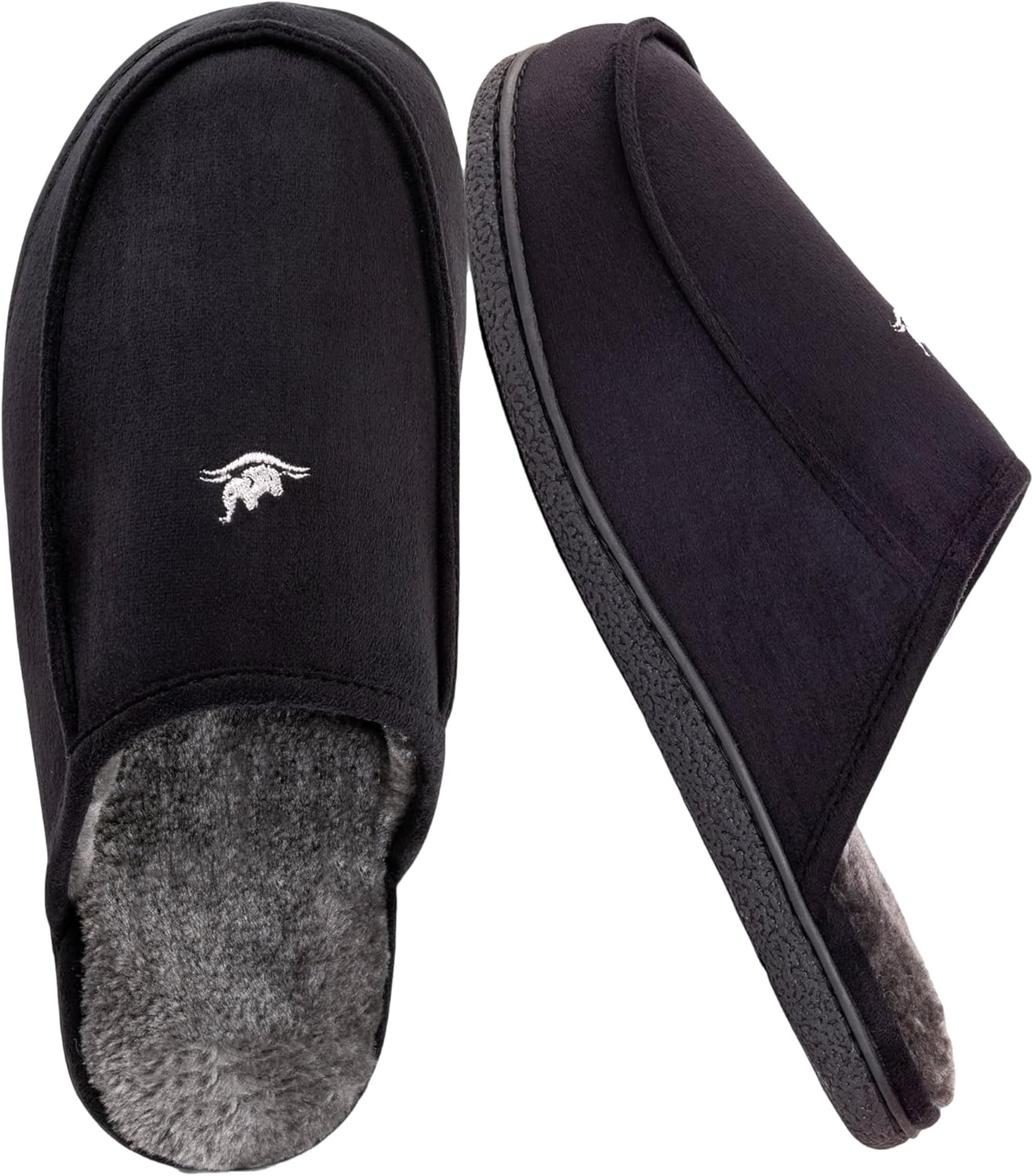 

Мужские домашние тапочки EUROPEAN SOFTEST с высокой плотностью пены памяти 80D, для дома и улицы, с легким заходом, сабо, черный