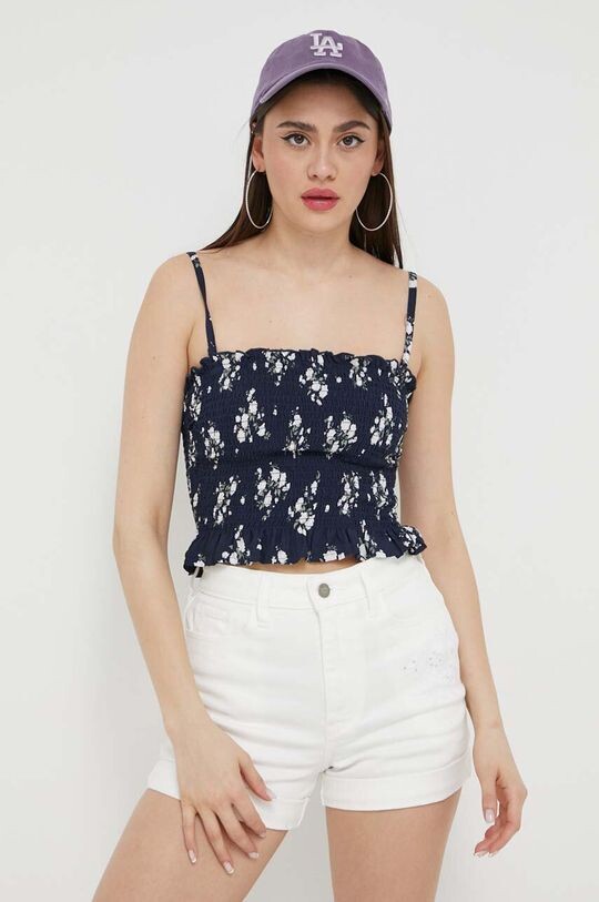 

Компания Холлистер вершина Hollister Co., темно-синий