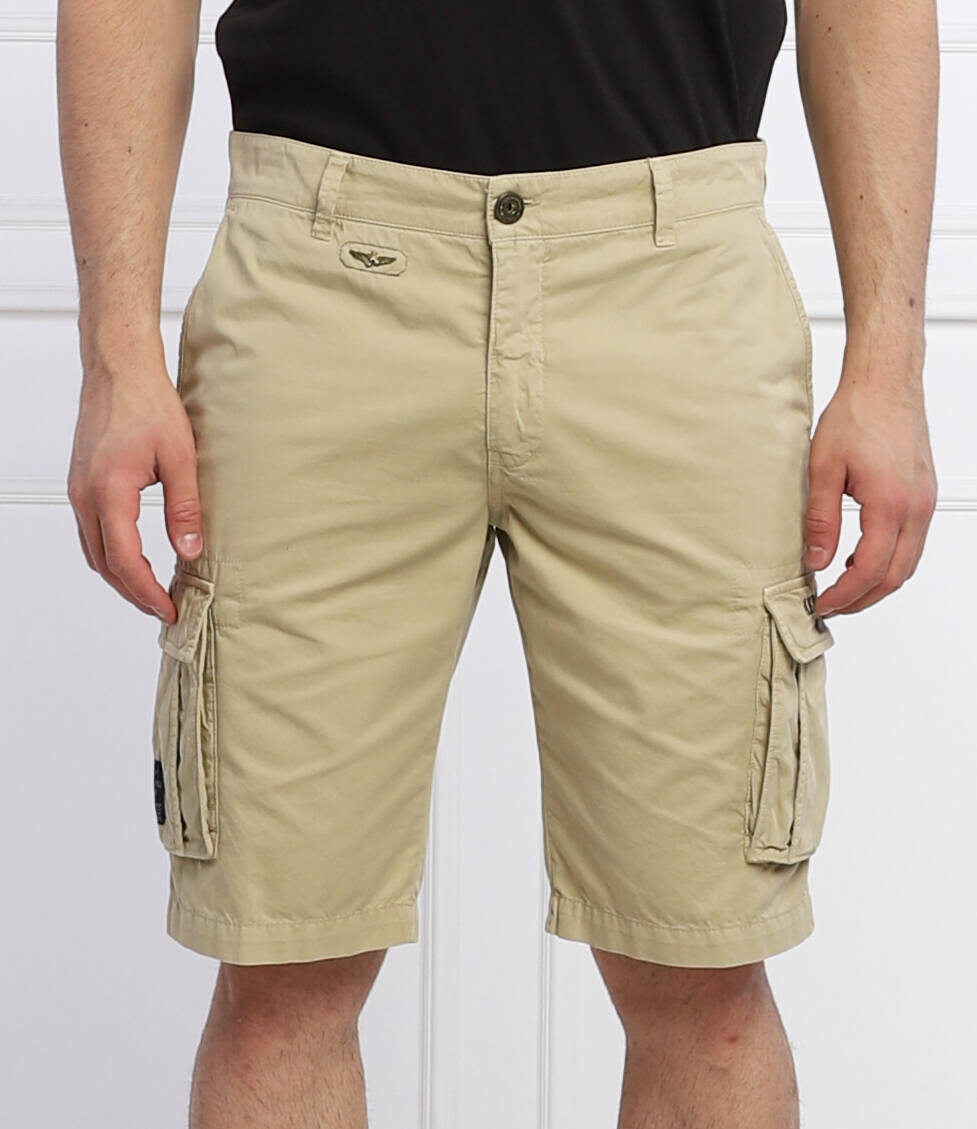 

Шорты Aeronautica Militare regular fit, бежевый