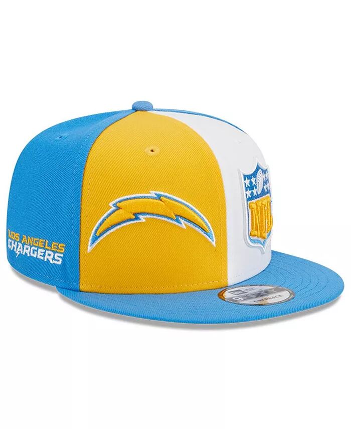 

Мужская бейсболка Los Angeles Chargers Sideline 9Fifty Snapback цвета золота/пудры синего цвета 2023 года New Era