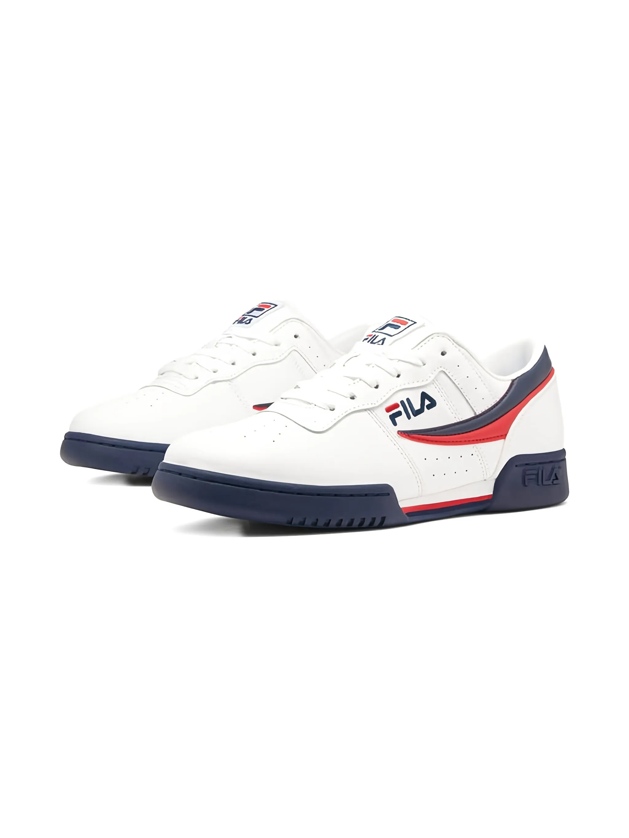 Кроссовки Original Fitness White/Navy/Red Fila Kids, белый — фото 2