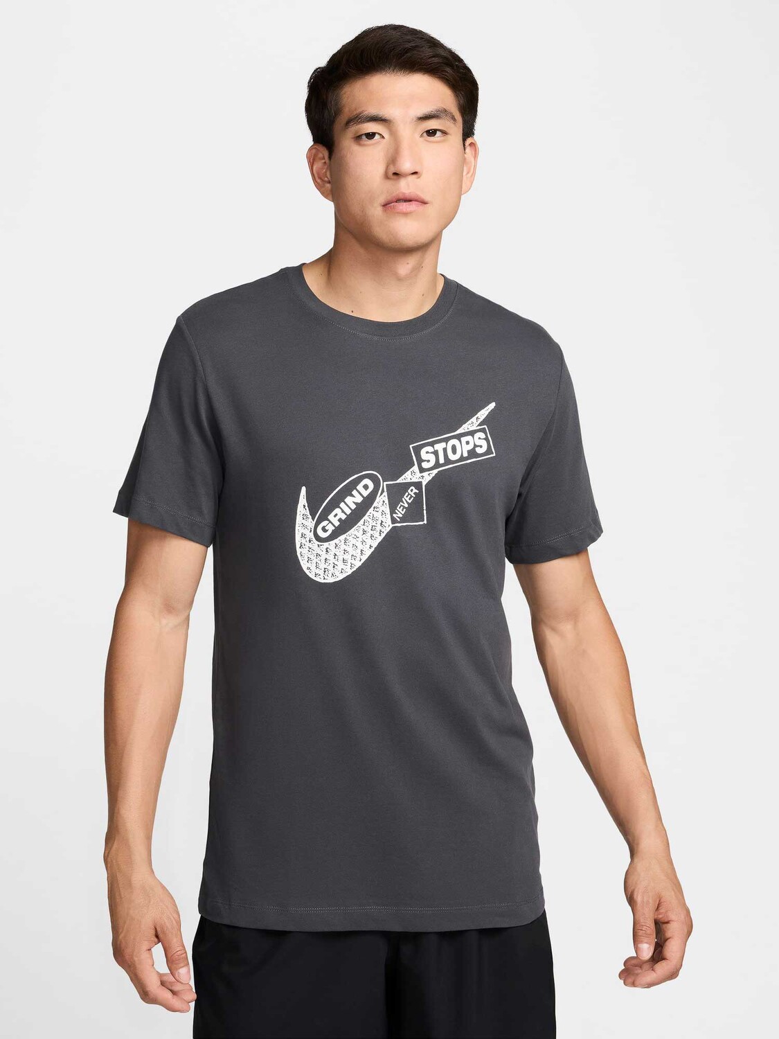 

Футболка Nike M NK DF TEE GYM KIT 2, серый