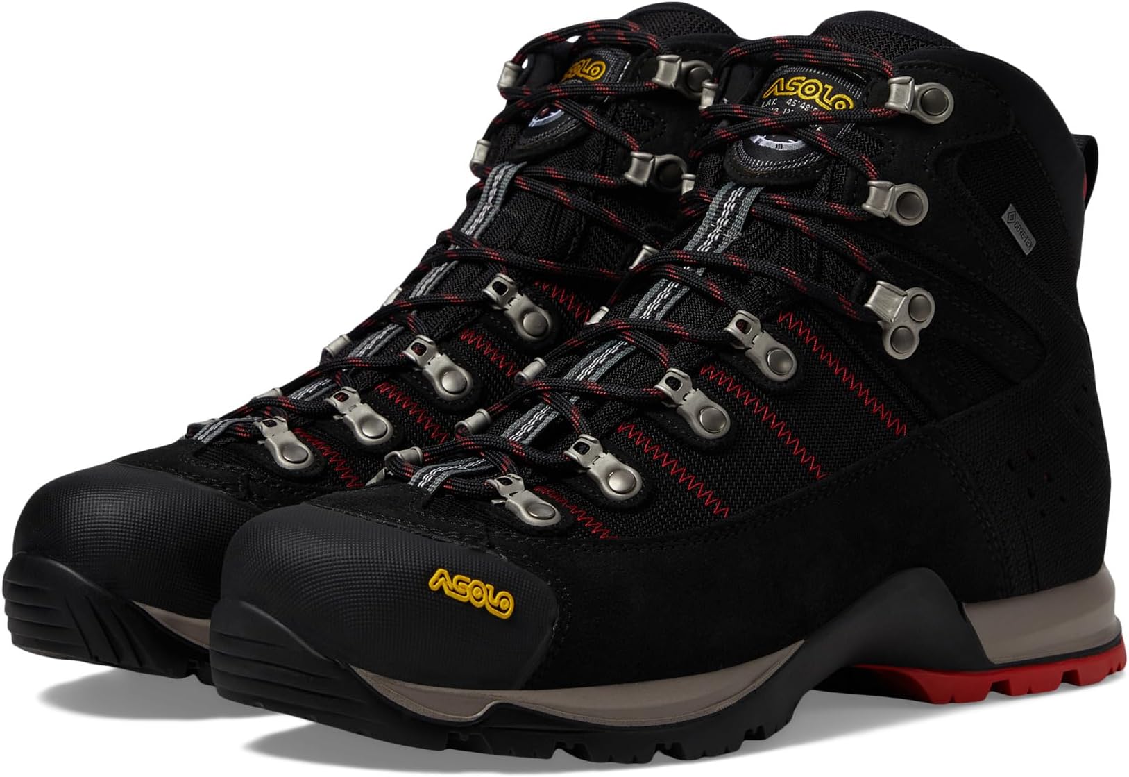 

Походные ботинки Asolo Fugitive GTX MM, цвет Black/Red