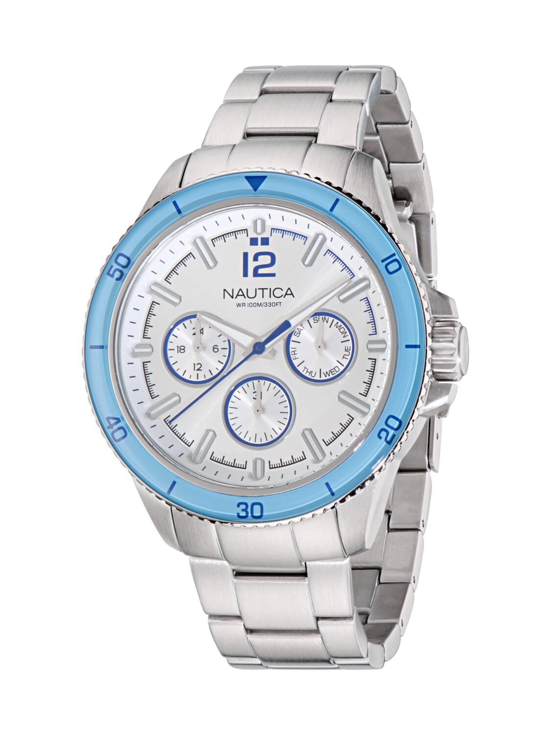 

NAUTICA Часы Analog 'WINDROSE' в серебристом цвете