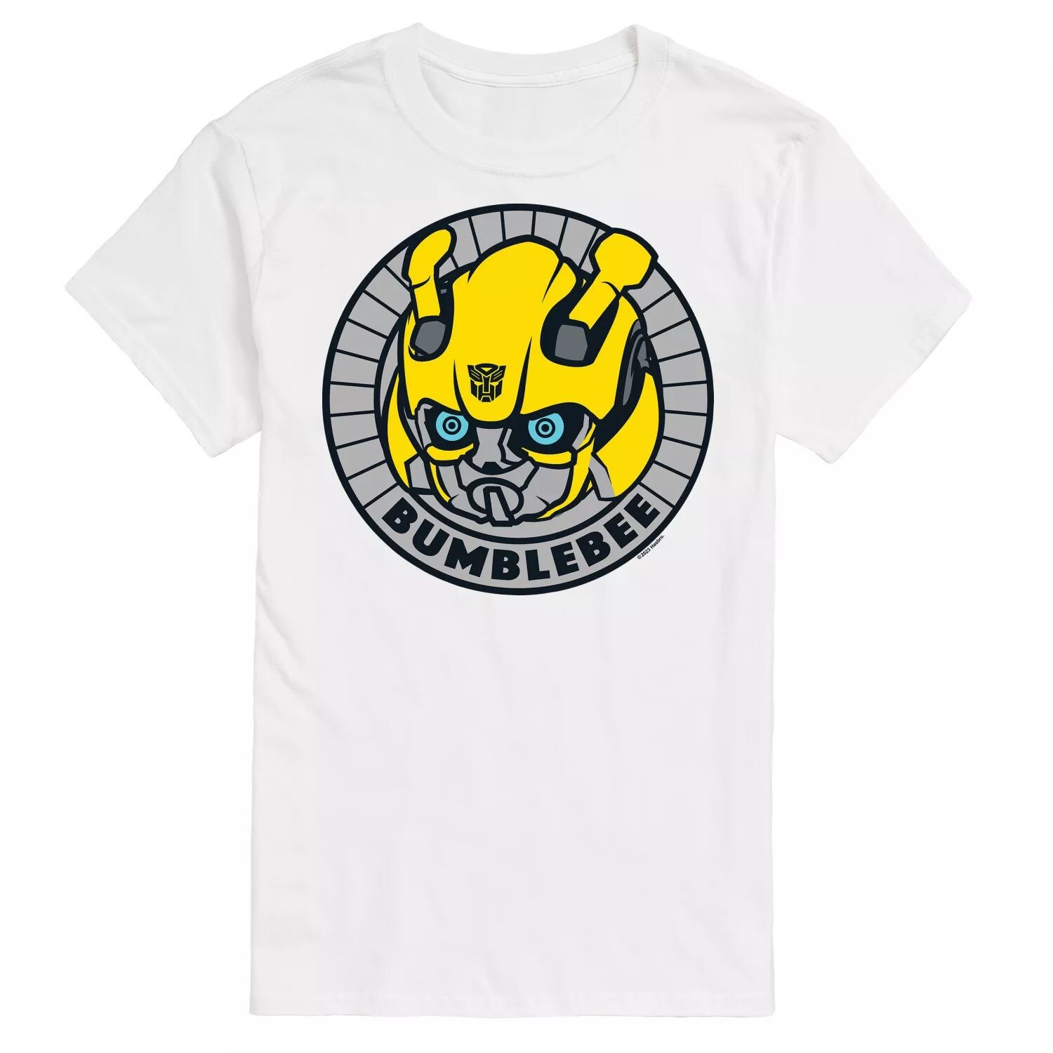 

Футболка с изображением значка Big & Tall Transformers Bumblebee Licensed Character, белый