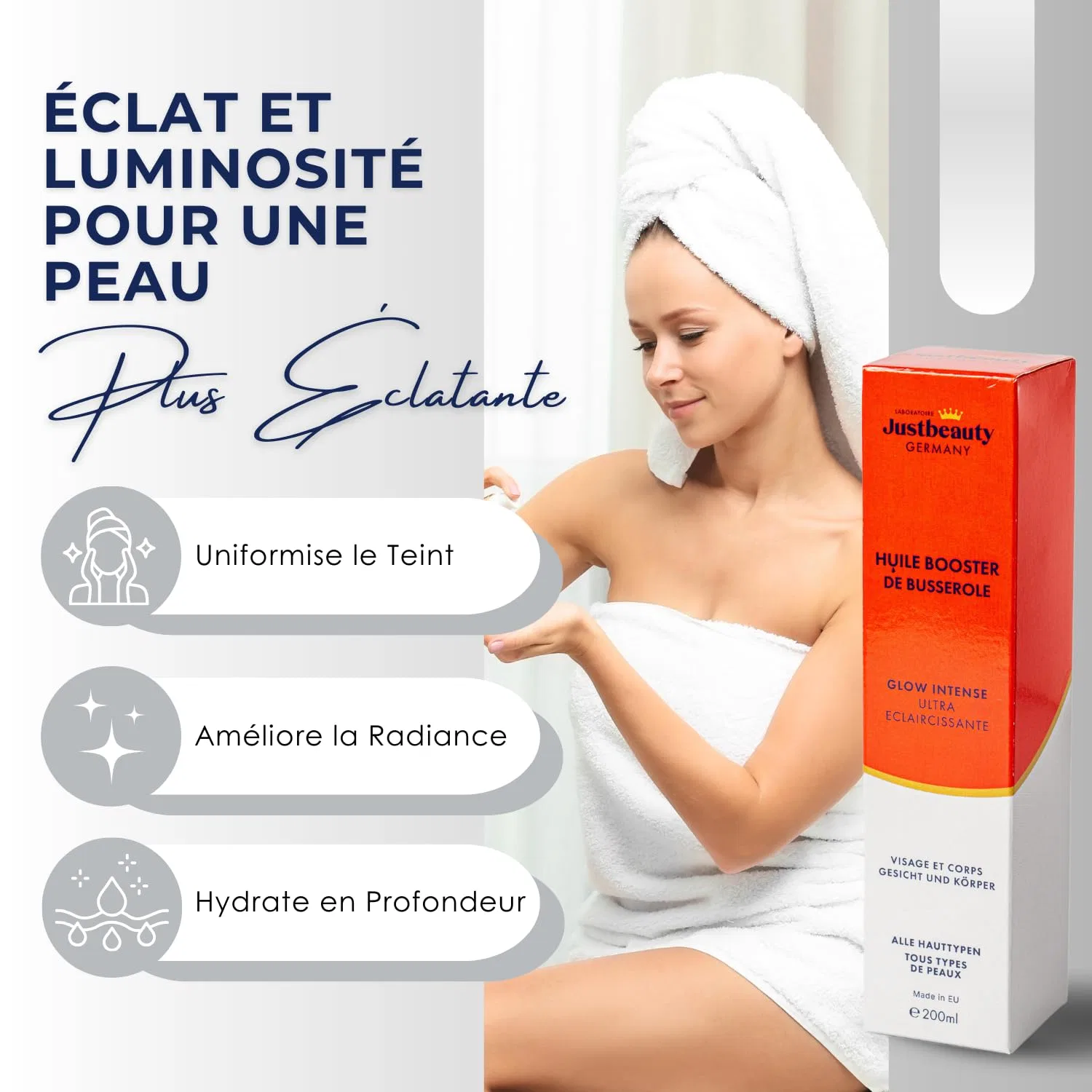 Масло для тела «Sacrée Lumière» 200 мл от Justbeauty Germany Laboratoire Justbeauty Germany — фото 3