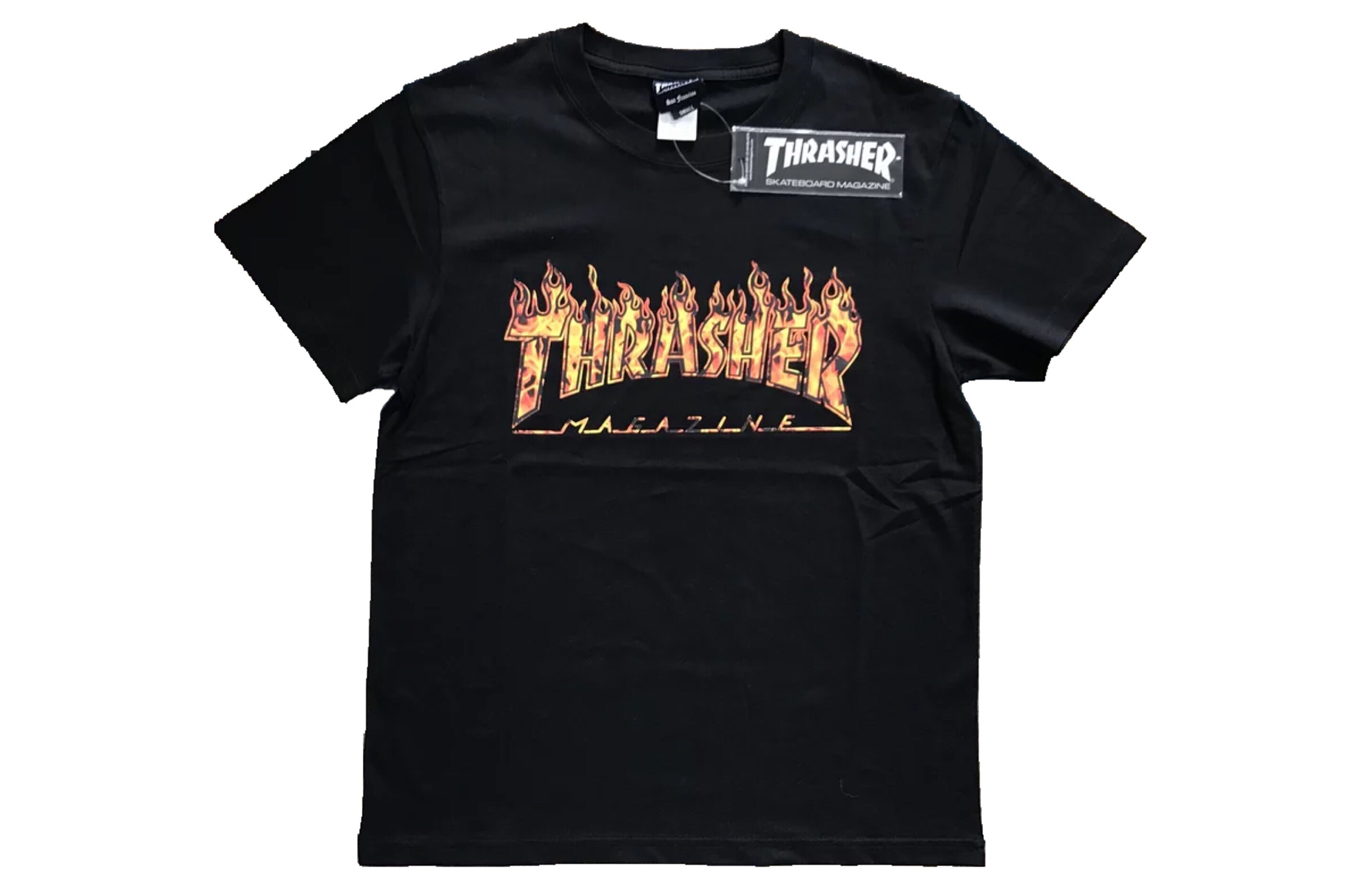 

Thrasher Футболка унисекс черная, японская версия