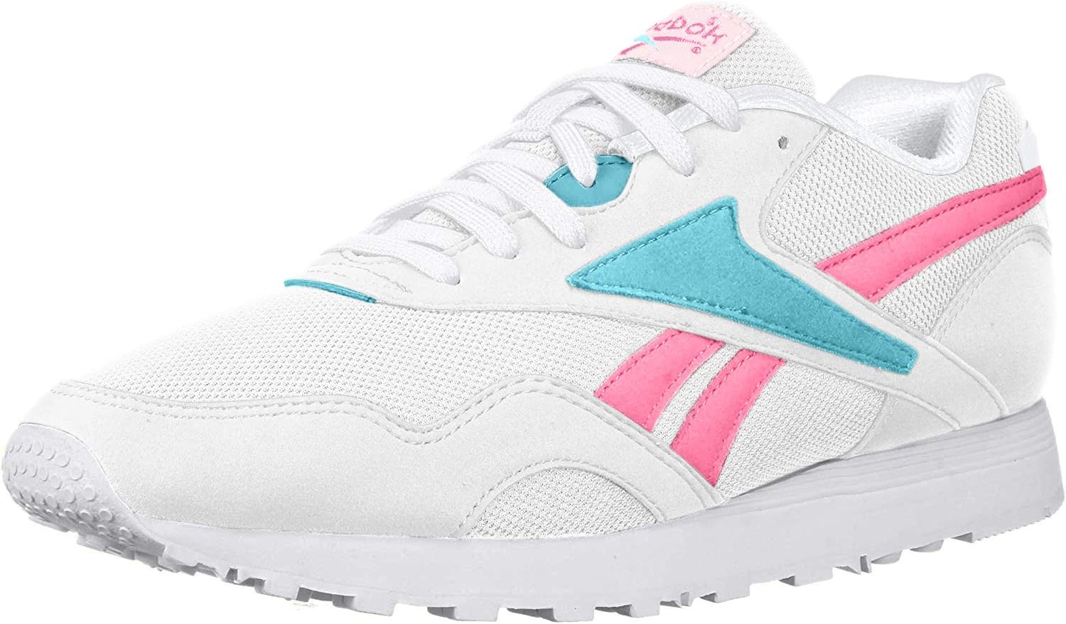 

Мужские кроссовки Reebok Rapide MU (белый/командный фиолетовый/неоново-красный) DV3805, белый/розовый/синий