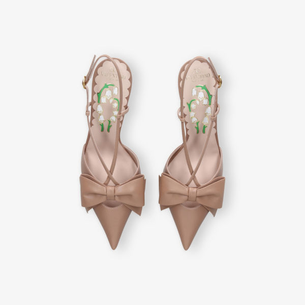 Туфли Valentino Garavani Bowow Pump 85 на каблуке, розовый — фото 2