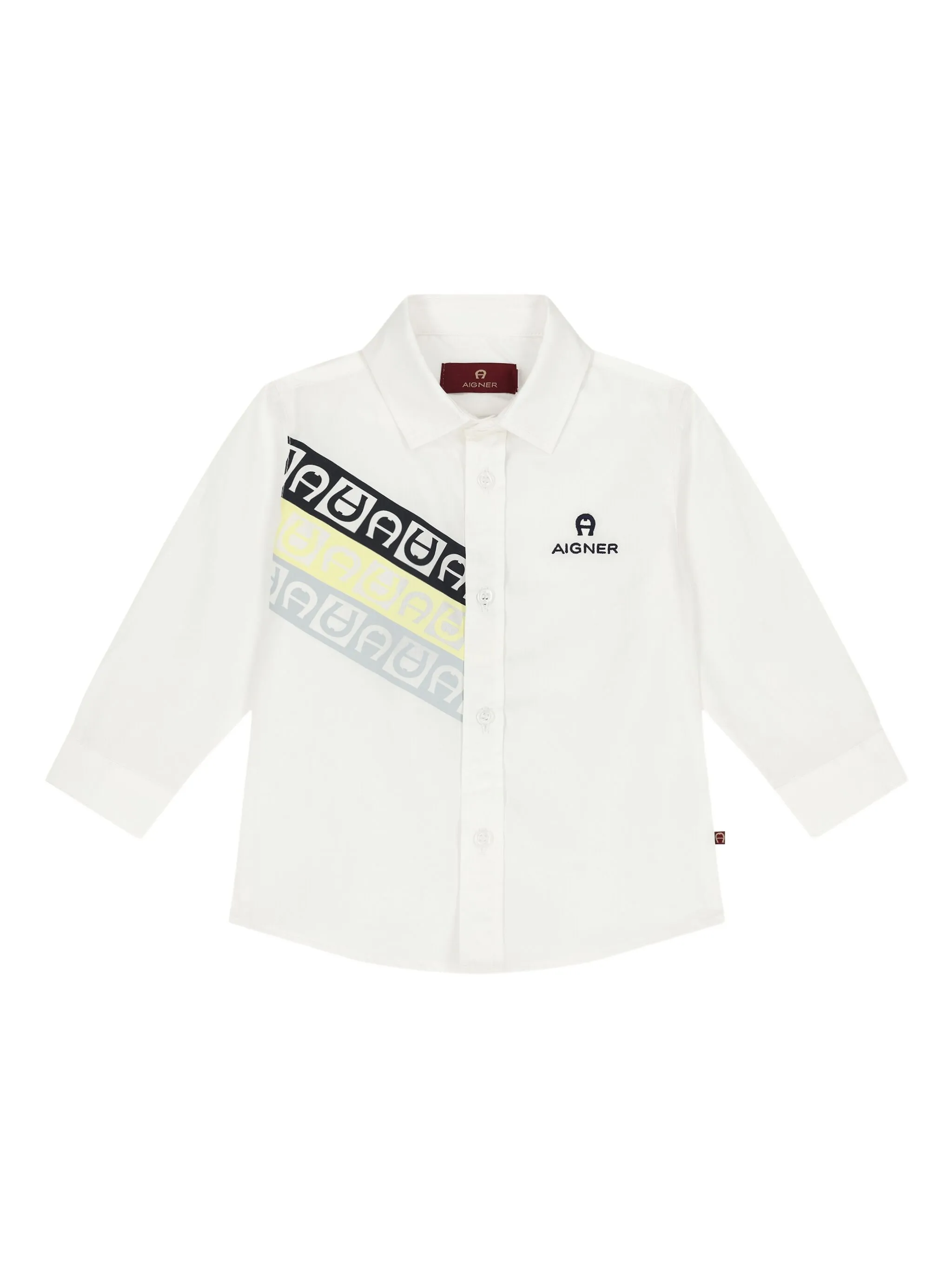 

Рубашка с логотипом Aigner Kids, белый