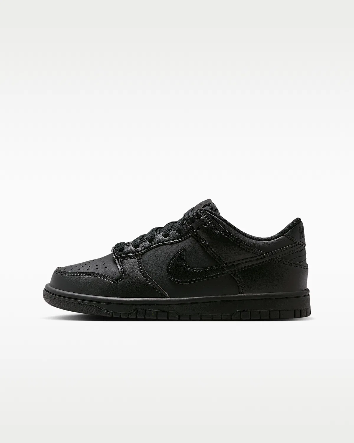 Кроссовки Nike Dunk Low для детей, Black/Black/Black