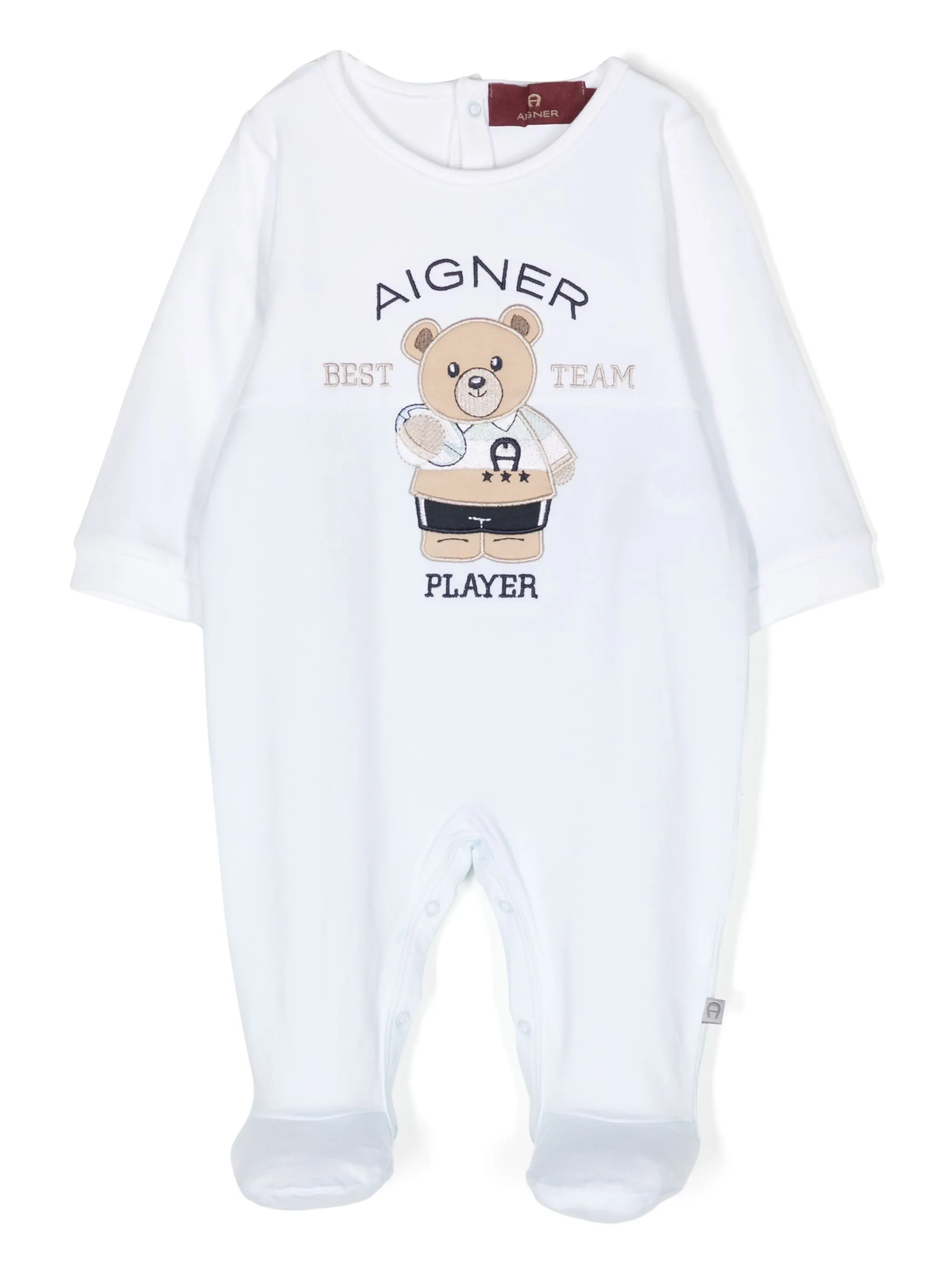 

Ромпер с принтом Aigner Kids, белый