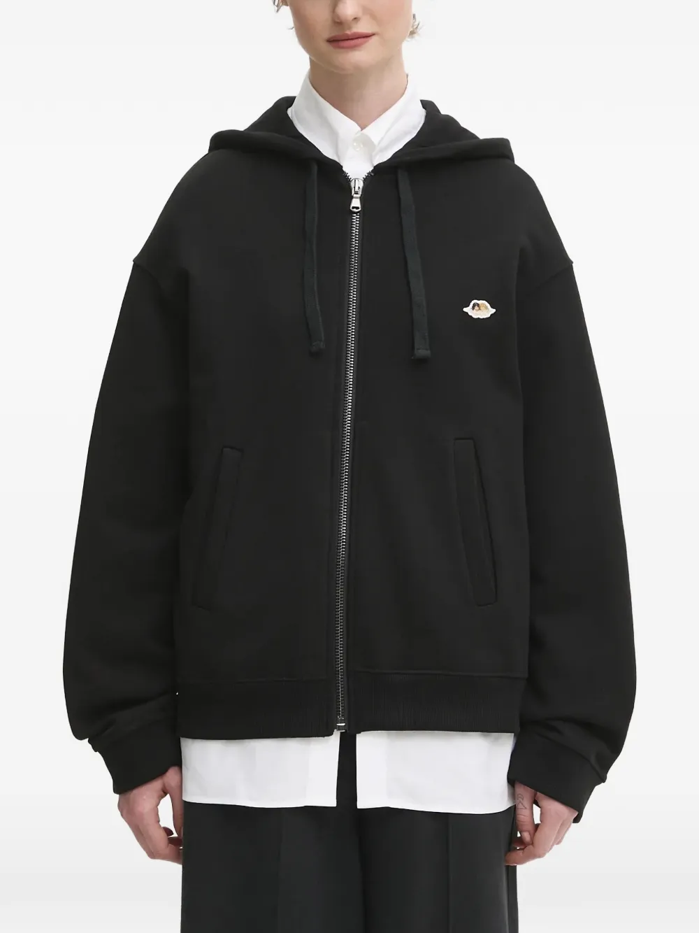 

Толстовка на молнии с нашивкой Angels Fiorucci, черный