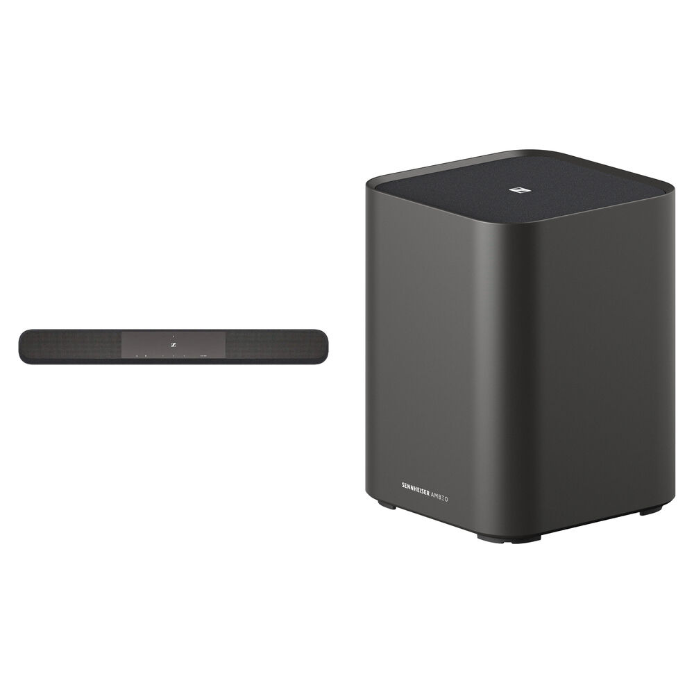 

Звуковая панель Sennheiser AMBEO 400W 7.1.4-канальная Dolby Atmos Plus с комплектом 8-дюймового сабвуфера мощностью 350 Вт