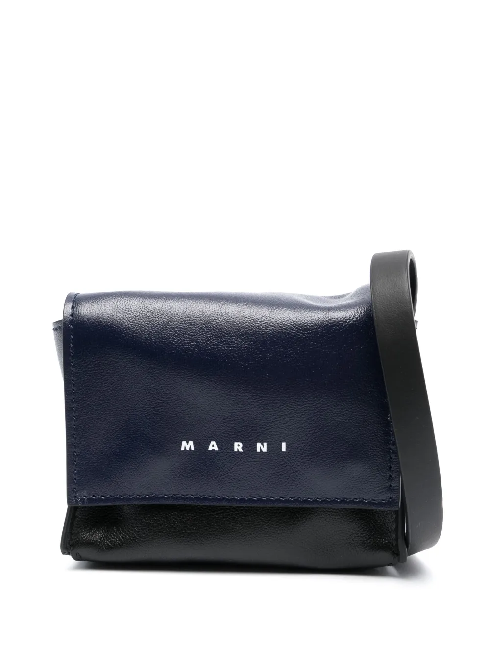 

Сумка через плечо с логотипом Marni, черный