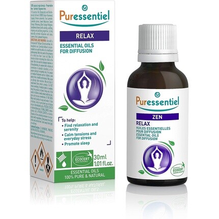 

Эфирные масла Diffuse Zen For Diffusion, 30 мл — упаковка может отличаться, Puressentiel