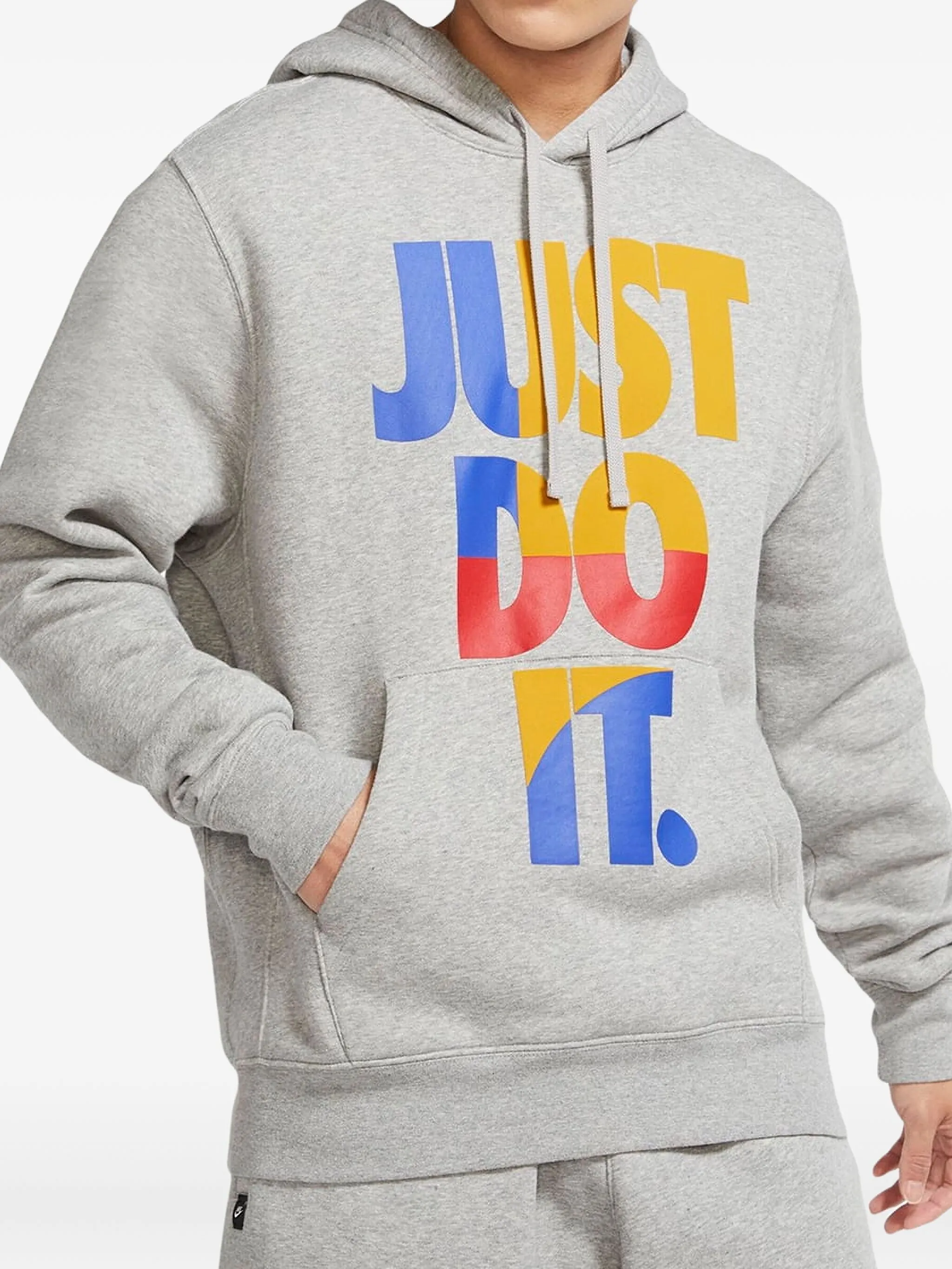 Худи Just Do It Nike, серый — фото 2