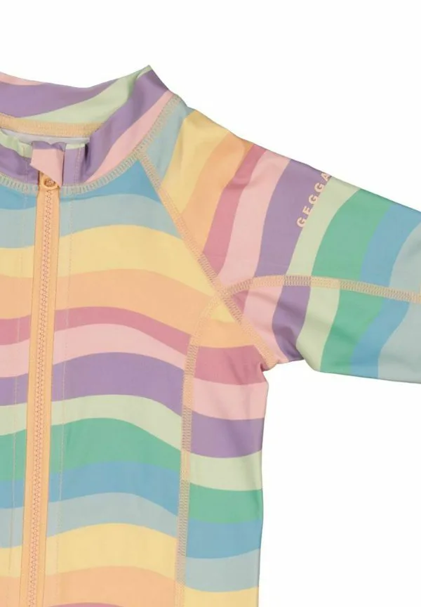 Купальник с уф-излучением и радужной расцветкой Geggamoja, Multi Coloured — фото 3