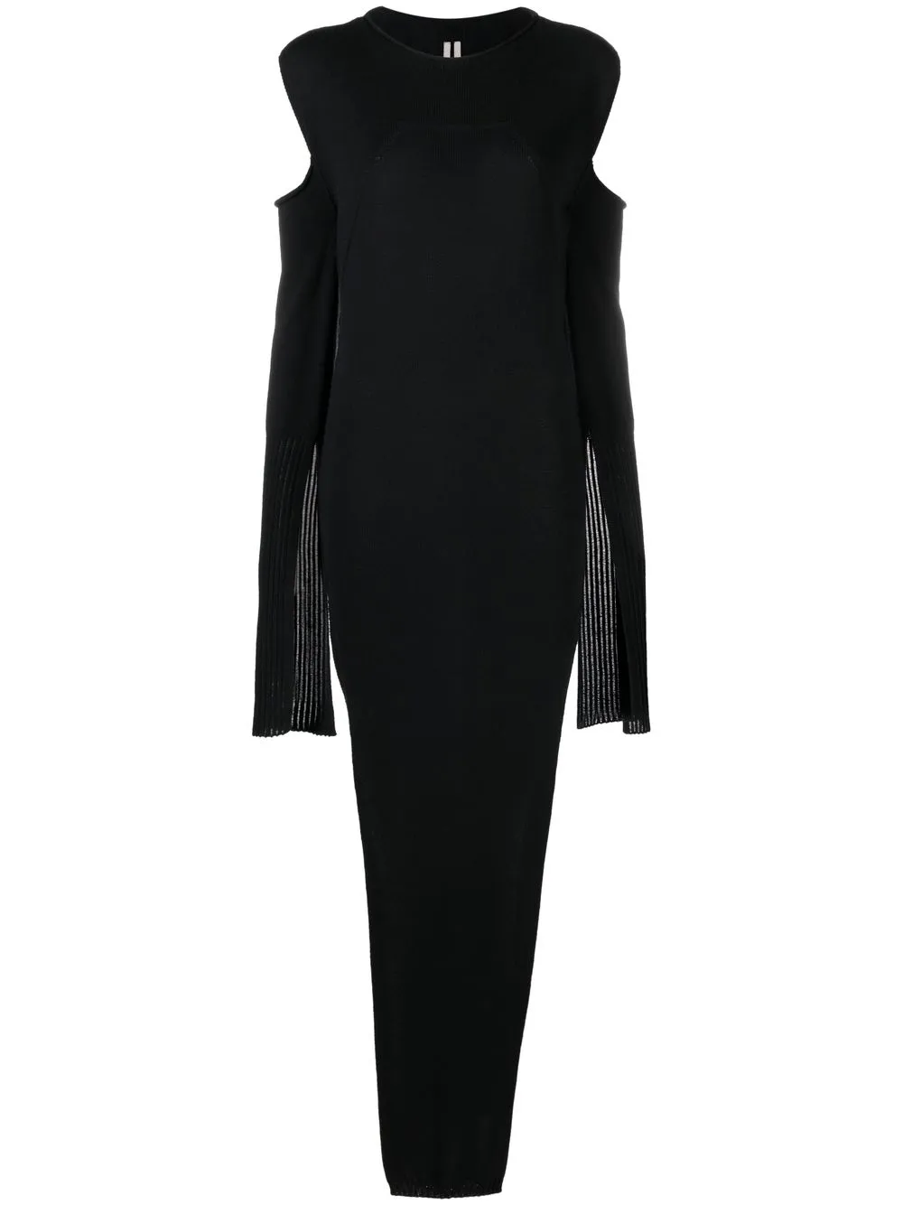 

Платье с рукавами кап Rick Owens, черный