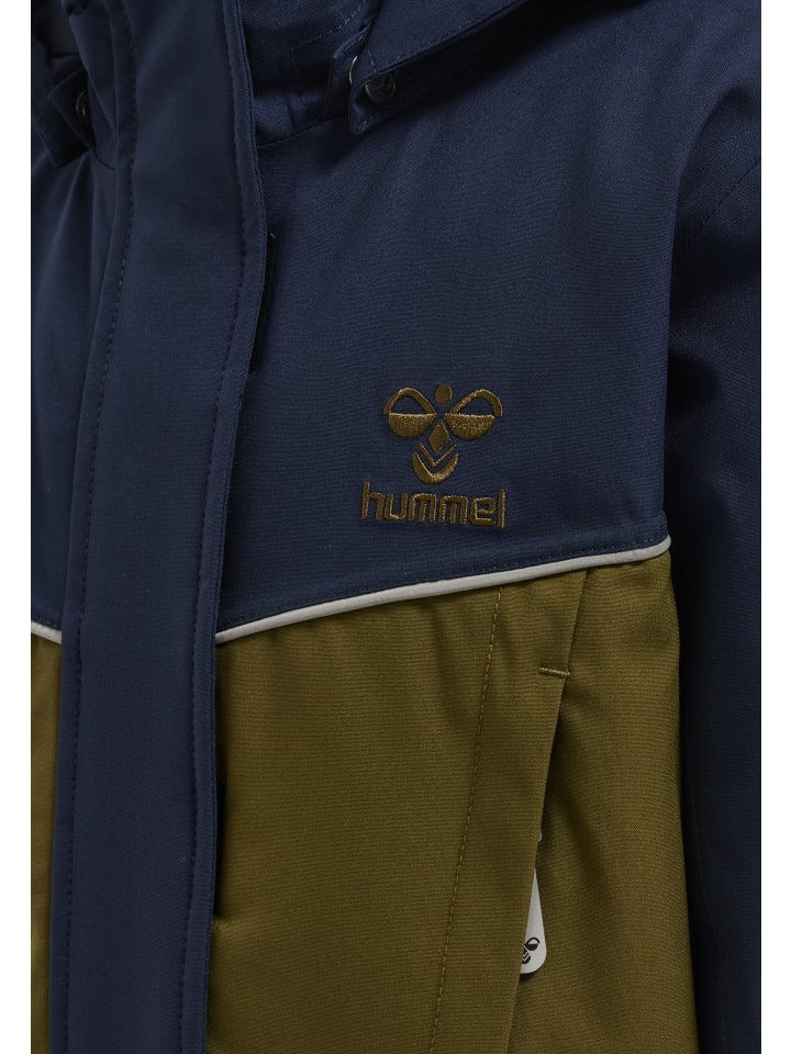 Hummel Куртка на молнии с отверстиями для больших пальцев Hmlconrad Lifestyle для мальчиков, цвет BLACK IRIS — фото 3