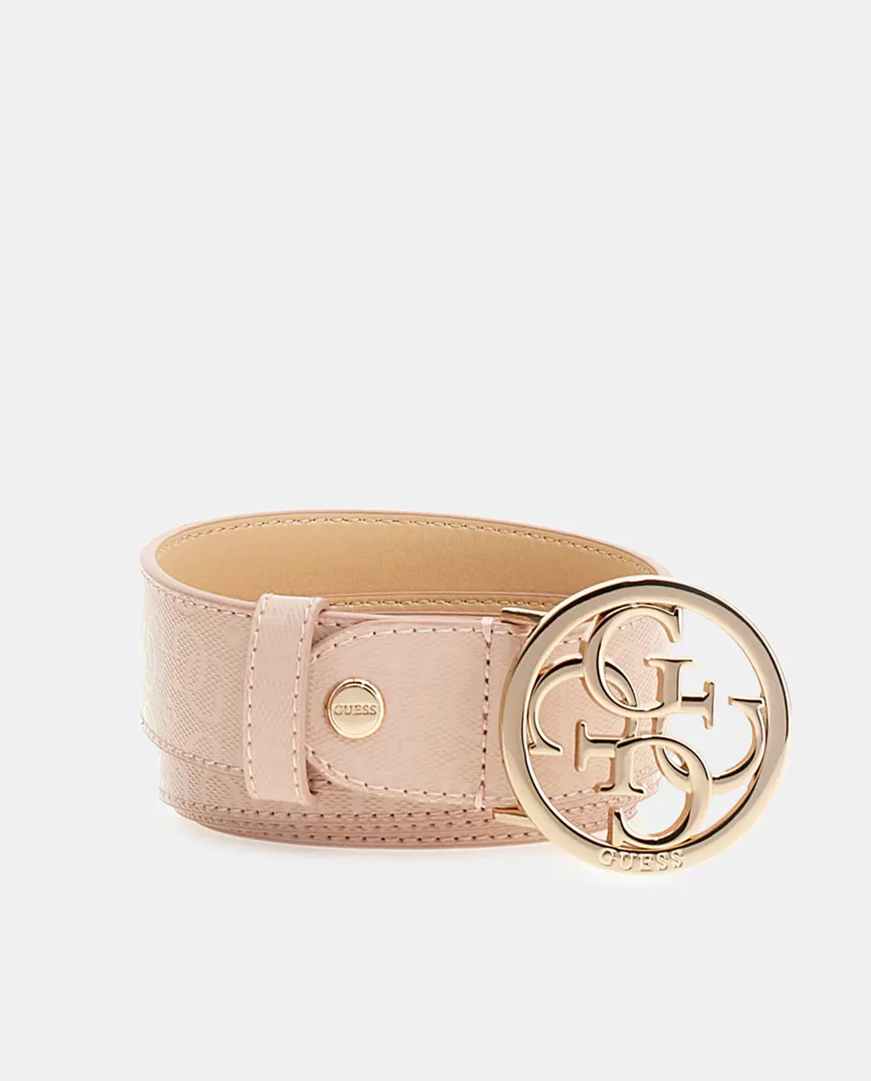 

Регулируемый ремень с круглой пряжкой 4г Guess, цвет Rosa