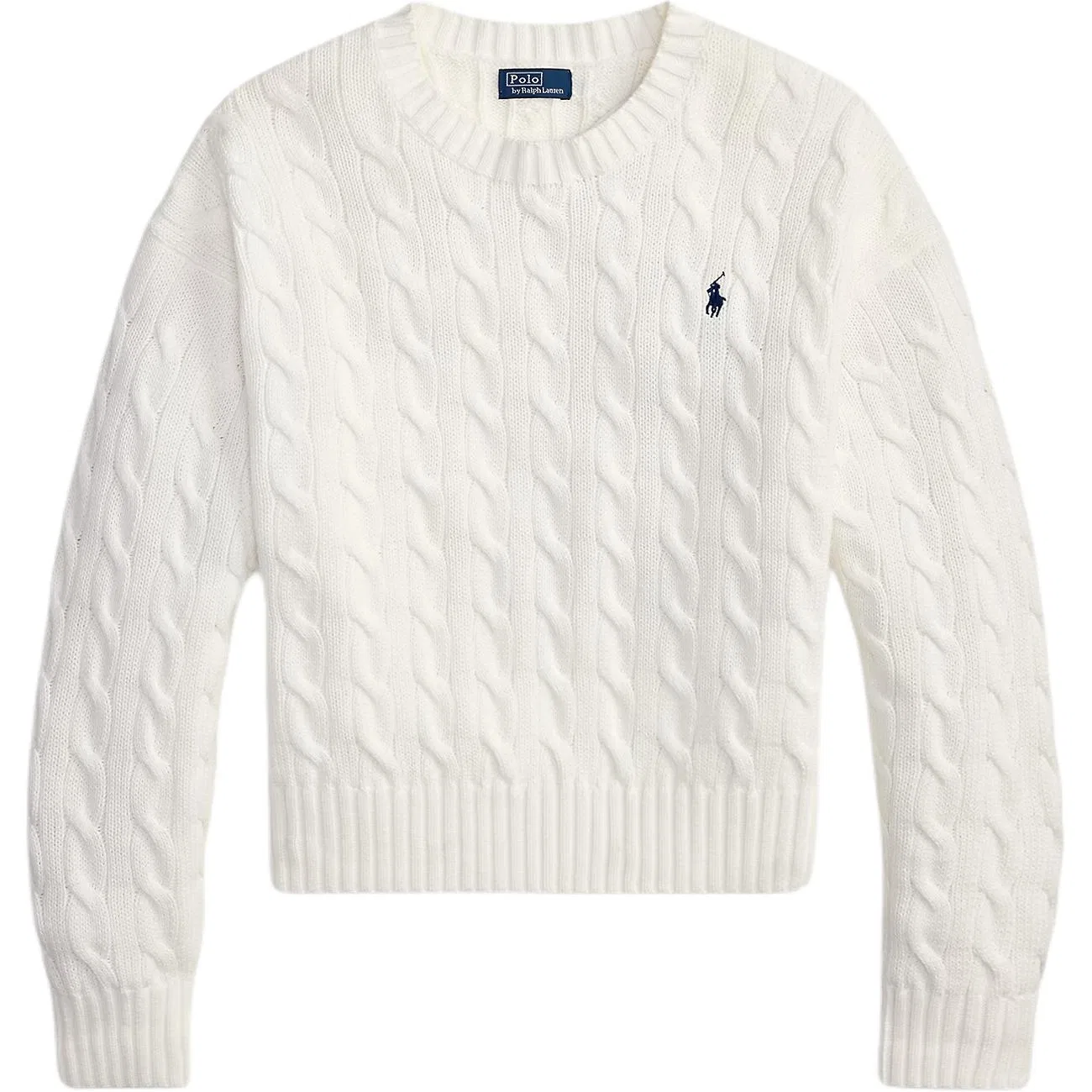 Свитер крупной вязки Polo Ralph Lauren, White